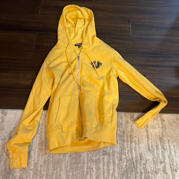 True Religion Sweaters Yellow True Religion Hoodie Poshmark